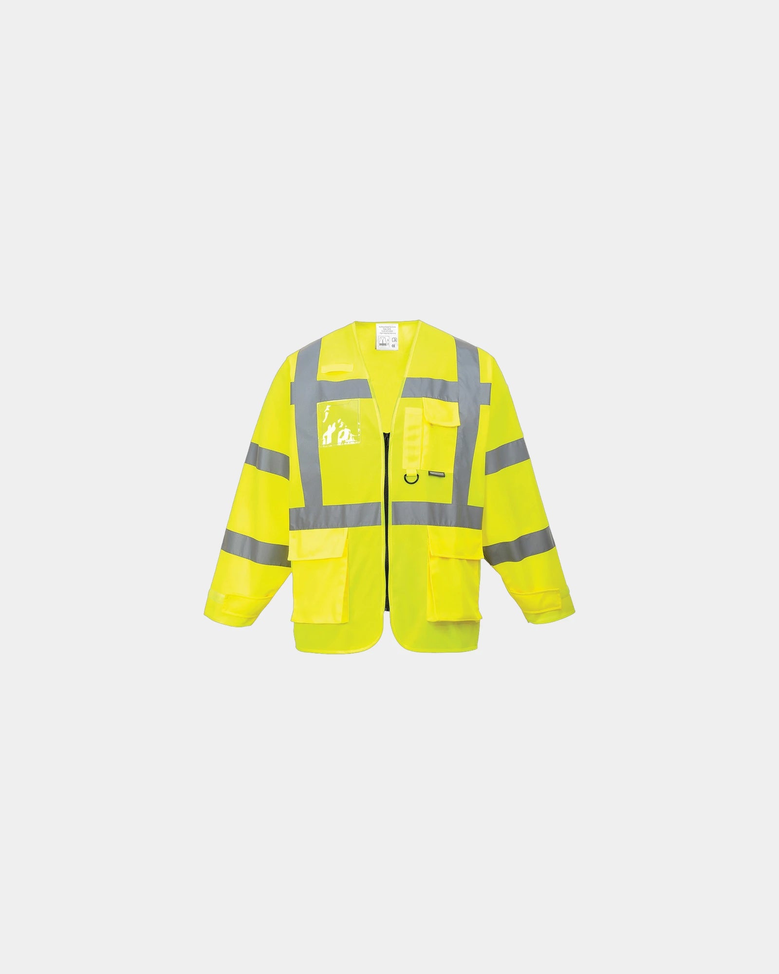 Executive bodywarmer met badgehouder om te personaliseren - Geel